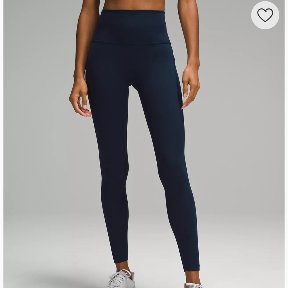 Lululemon Wunder Under Train High-Rise Tight with Pockets 28" navy